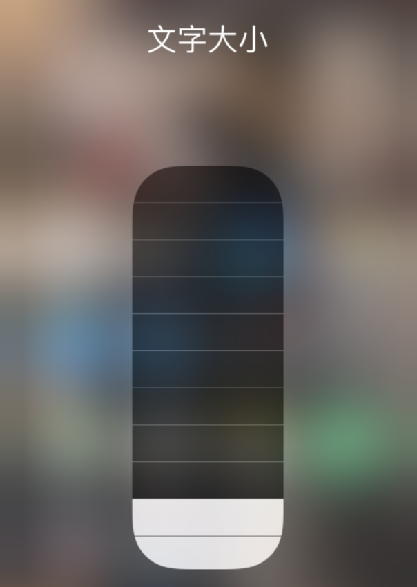 东胜苹果手机维修分享小技巧：在 iPhone 控制中心快速调节字体大小 